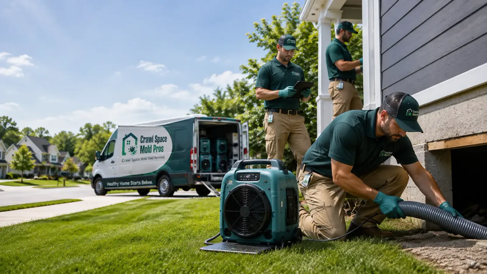Crawl Space Mold Removal in Saint Germain, WI